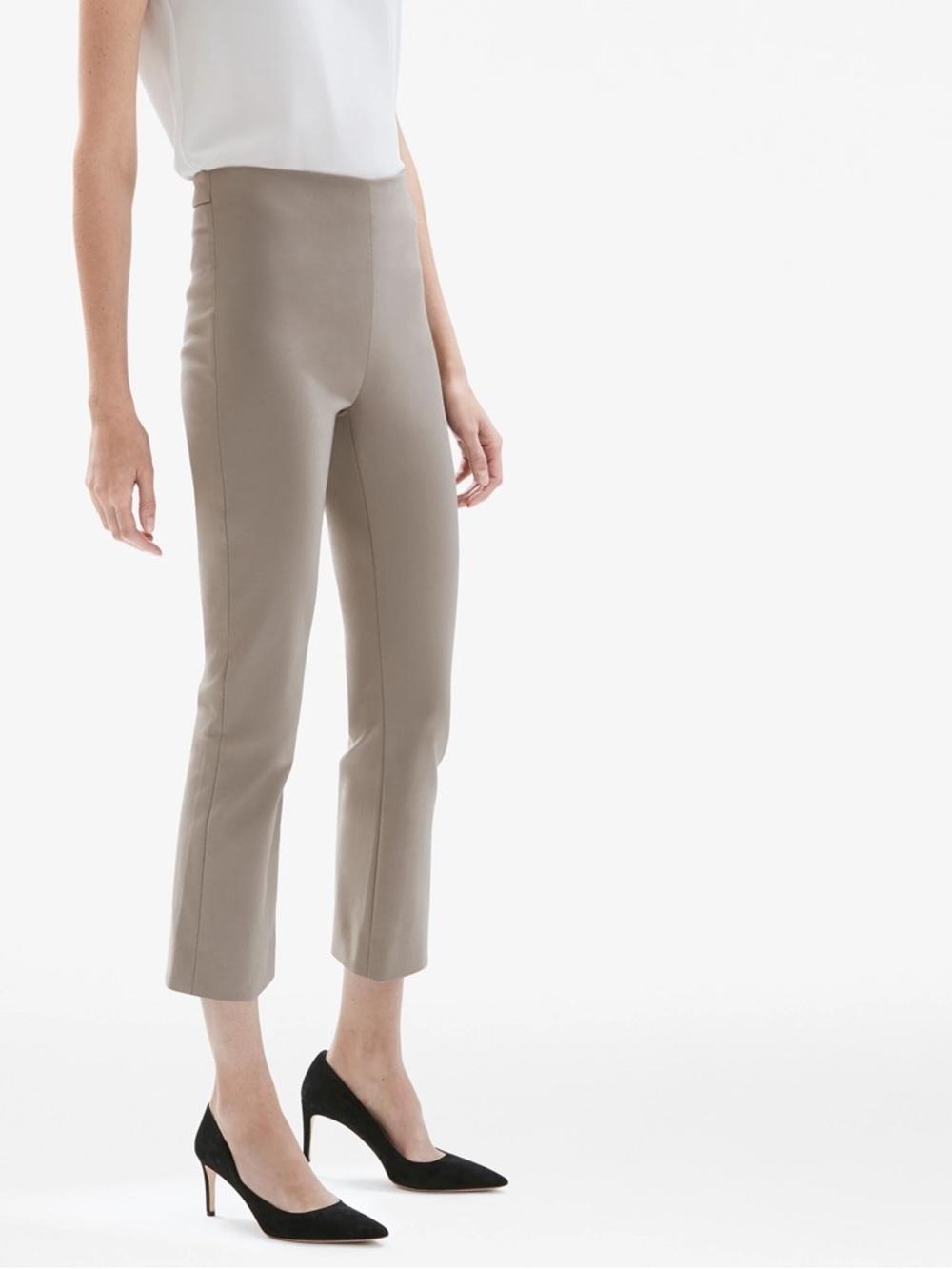 MM Lafleur The Oshima Pant Everstretch Russet Beige Flared Womens Size 6